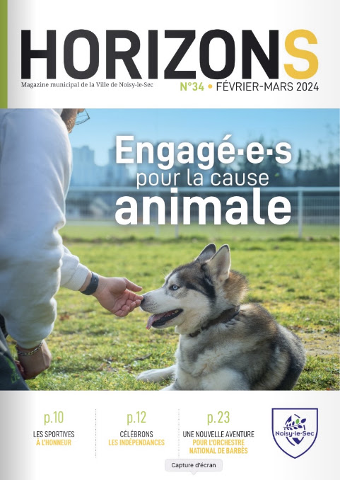 HORIZONS n°34, Engagé(e)s pour la cause animale !